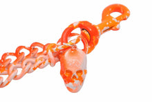 画像をギャラリービューアに読み込む, RAF SIMONS ラフシモンズ アーカイブ ネックレス ロゴ スカル オレンジ ロング チェーン ユニセックス メンズ 32528