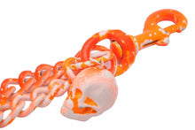 画像をギャラリービューアに読み込む, RAF SIMONS ラフシモンズ アーカイブ ネックレス ロゴ スカル オレンジ ロング チェーン ユニセックス メンズ 32528