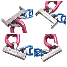 画像をギャラリービューアに読み込む, RAF SIMONS ラフシモンズ ヴィンテージ ブレスレット アクセサリー チェーン レッド ブルー メンズ 中古 36074 正規品