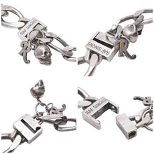 画像をギャラリービューアに読み込む, RAF SIMONS ラフシモンズ アーカイブ ネックレス ロゴ スカル マルチカラー チェーン ユニセックス メンズ 中古 33617