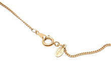 画像をギャラリービューアに読み込む, GIVENCHY ジバンシー Gロゴラインストーンネックレス ペンダント ゴールド クリア 金色 レディース 良好 34254