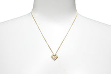 画像をギャラリービューアに読み込む, GIVENCHY ジバンシー Gロゴラインストーンネックレス ペンダント ゴールド クリア 金色 レディース 良好 34254