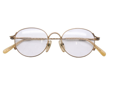 Jean Paul Gaultier ジャン ポール ゴルチエ ヴィンテージ メガネ サングラス ゴールド 金縁 48□19 145 メンズ 良好 34450