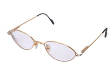 画像をギャラリービューアに読み込む, TIFFANY&amp;Co. ティファニー メガネ フレーム t611 52☐19 135 ブラウン ゴールド金具 美品 中古 34455