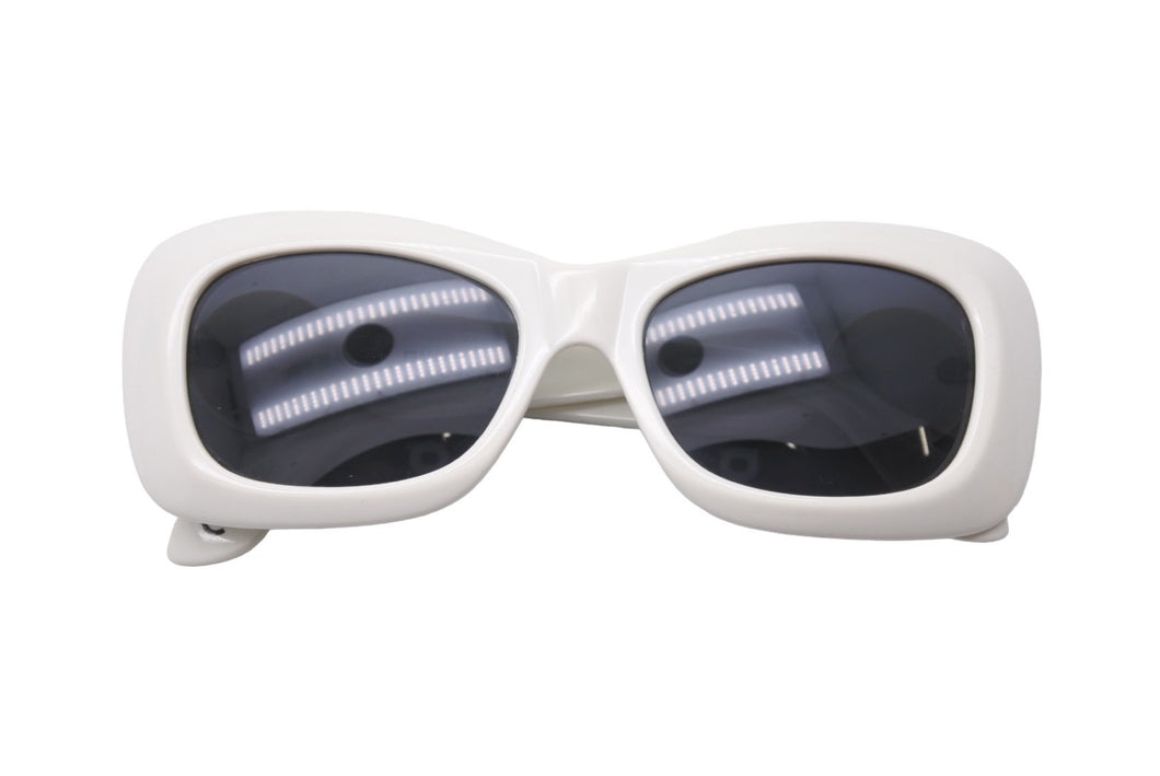 GIANNI VERSACE ジャンニ ヴェルサーチ ヴィンテージ サングラス 眼鏡 メデューサ ホワイト MOD.417 COL.850 良好 中古 34460