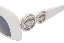 画像をギャラリービューアに読み込む, GIANNI VERSACE ジャンニ ヴェルサーチ ヴィンテージ サングラス 眼鏡 メデューサ ホワイト MOD.417 COL.850 良好 中古 34460