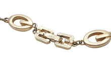 画像をギャラリービューアに読み込む, VINTAGE GIVENCHY ジバンシー ネックレス ゴールド ヴィンテージ アンティーク GG柄 レア 29.6g 中古 34508