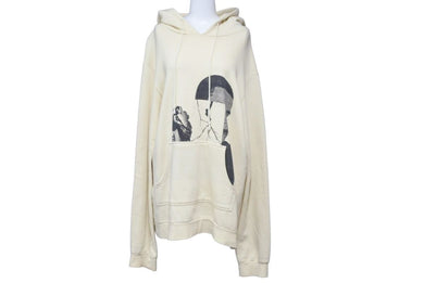 RAF SIMONS ラフシモンズ 05AW HISTORY OF MYWORLD HOODIE パーカ アーカイブ ポルターガイスト期 ベージュ 46 メンズ 中古 N34512