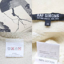 画像をギャラリービューアに読み込む, RAF SIMONS ラフシモンズ 05AW HISTORY OF MYWORLD HOODIE パーカ アーカイブ ポルターガイスト期 ベージュ 46 メンズ 中古 N34512