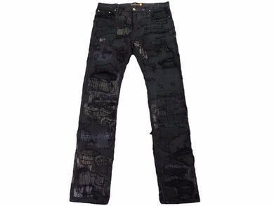 名作 UNDERCOVER アンダーカバー 85デニム 05AW ARTS&CRAFTS期 ブラック メンズ サイズ3 中古 N34776