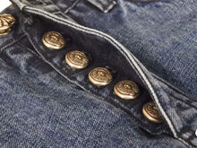 画像をギャラリービューアに読み込む, 2021SS 新品 CHROME HEARTS クロムハーツ クロスパッチ デニムショーツ サイズ27 インディゴ クロスボタン レディース 34892