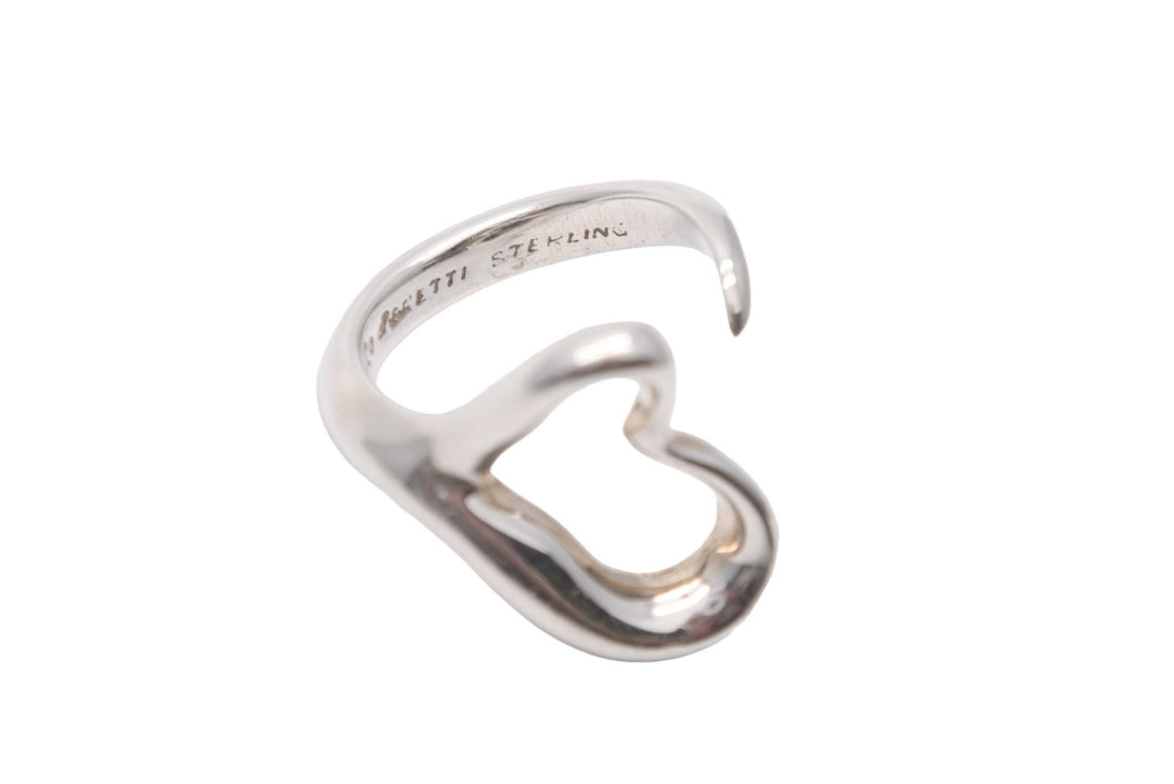 TIFFANY&Co. ティファニー リング 指輪 オープンハート エルサペレッティ シルバー925 シルバー 中古 36611