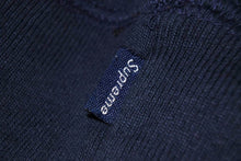 画像をギャラリービューアに読み込む, 14AW SUPREME シュプリーム ネイビー コットン ボックスロゴプルオーバー パーカーTonal Box Logo Pullover サイズM 美品 37919
