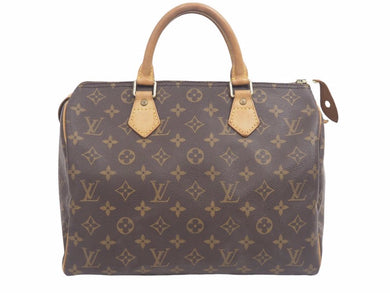 LOUIS VUITTON ルイヴィトン ヴィンテージ スピーディ30 M41526 ハンドバッグ モノグラム ブラウン ユニセックス 中古 37964