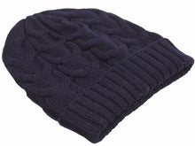 画像をギャラリービューアに読み込む, MONCLER モンクレール ニットキャップ ビーニー ネイビー ワッペン ウール レディース サイズS 良好 N38215