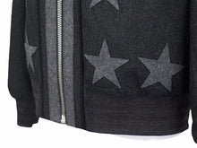 Load image into Gallery viewer, GIVENCHY ジバンシー 14AW ブルゾン 14F 0603 027 025 星 リカルドティッシ期 グレー ブラック 美品 38373 正規品