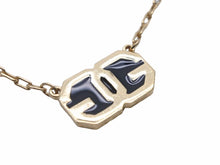 画像をギャラリービューアに読み込む, GIVENCHY ジバンシィ ヴィンテージ ネックレス GG モチーフ ゴールド ブラック ユニセックス 良好 N38497