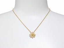 画像をギャラリービューアに読み込む, GIVENCHY ジバンシィ ヴィンテージ ネックレス フラワーモチーフ ゴールド ラインストーン ユニセックス 良好 N38518
