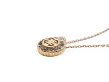 画像をギャラリービューアに読み込む, GIVENCHY ジバンシィ ヴィンテージ ネックレス ゴールド ラインストーン ロゴ ユニセックス 中古 N38519