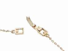 画像をギャラリービューアに読み込む, GIVENCHY ジバンシィ ヴィンテージ ネックレス ゴールド ラインストーン ロゴ ユニセックス 中古 N38519
