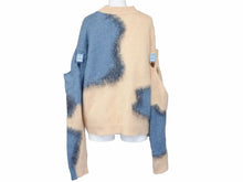 画像をギャラリービューアに読み込む, OFF WHITE オフホワイト ニット クロップド ニット セーター ピンク ブルー サイズ 40 OWHE008F18B74069 レディース 美品 38679 正規品