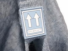 画像をギャラリービューアに読み込む, OFF WHITE オフホワイト ニット クロップド ニット セーター ピンク ブルー サイズ 40 OWHE008F18B74069 レディース 美品 38679 正規品