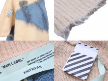 画像をギャラリービューアに読み込む, OFF WHITE オフホワイト ニット クロップド ニット セーター ピンク ブルー サイズ 40 OWHE008F18B74069 レディース 美品 38679 正規品