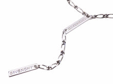 画像をギャラリービューアに読み込む, GIVENCHY ジバンシー ネックレス シルバー チェーン ブランドロゴ 合金 レディース 美品 38889