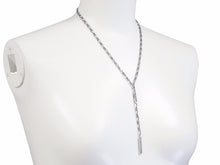 画像をギャラリービューアに読み込む, GIVENCHY ジバンシー ネックレス シルバー チェーン ブランドロゴ 合金 レディース 美品 38889