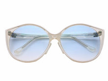画像をギャラリービューアに読み込む, GIVENCHY ジバンシー サングラス メガネ クリア ブルー ロゴ ヴィンテージ ユニセックス 中古 38963 正規品