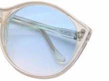 画像をギャラリービューアに読み込む, GIVENCHY ジバンシー サングラス メガネ クリア ブルー ロゴ ヴィンテージ ユニセックス 中古 38963 正規品