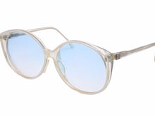 画像をギャラリービューアに読み込む, GIVENCHY ジバンシー サングラス メガネ クリア ブルー ロゴ ヴィンテージ ユニセックス 中古 38963 正規品