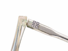 画像をギャラリービューアに読み込む, GIVENCHY ジバンシー サングラス メガネ クリア ブルー ロゴ ヴィンテージ ユニセックス 中古 38963 正規品