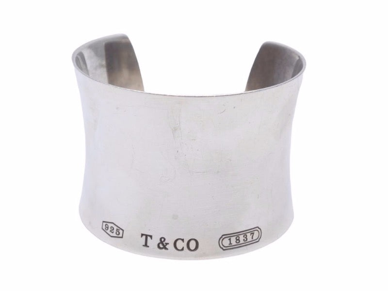 Tiffany & Co ティファニ バングル ワイドバングル ナローバングル 1837 77.6gシルバー 925 レディース 美品 39262