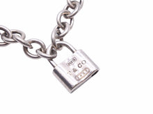 画像をギャラリービューアに読み込む, TIFFANY &amp; CO ティファニー ドーナツリンク 南京錠 ロック チョーカー ネックレス SV925 ヴィンテージ ユニセックス 中古 39451