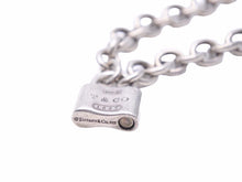 画像をギャラリービューアに読み込む, TIFFANY &amp; CO ティファニー ドーナツリンク 南京錠 ロック チョーカー ネックレス SV925 ヴィンテージ ユニセックス 中古 39451