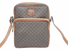 画像をギャラリービューアに読み込む, CELINE セリーヌ ショルダーバッグ M05 バッグ ブラウン マカダム柄 レザー レディース ヴィンテージ 中古 39870