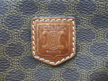 画像をギャラリービューアに読み込む, CELINE セリーヌ ショルダーバッグ M05 バッグ ブラウン マカダム柄 レザー レディース ヴィンテージ 中古 39870