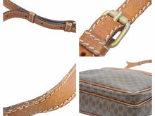 画像をギャラリービューアに読み込む, CELINE セリーヌ ショルダーバッグ M05 バッグ ブラウン マカダム柄 レザー レディース ヴィンテージ 中古 39870