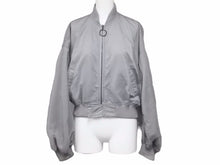画像をギャラリービューアに読み込む, OFF WHITE オフホワイト バッククロスドアロー ナイロンブルゾン メッシュ サイズ36 OWEA156R19A39062 レディース 良好 40196