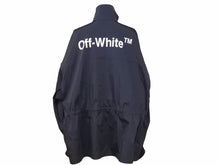 画像をギャラリービューアに読み込む, OFF WHITE オフホワイト バックロゴプリントナイロンブルゾン シェルジャケット サイズ38 OWEA156R19A39062 レディース 良好 40197