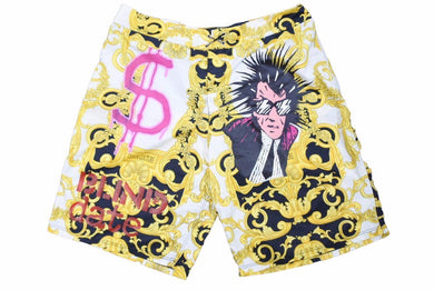 Versace ヴェルサーチ 水着 海パン プリントスイムパンツ スイムウェア 総柄 サイズ54 XXL メンズ 良好 40203