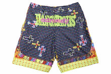 画像をギャラリービューアに読み込む, Versace ヴェルサーチ 水着 海パン プリントスイムパンツ スイムウェア 総柄 サイズ54 メンズ 中古 46223 美品