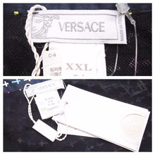 画像をギャラリービューアに読み込む, Versace ヴェルサーチ 水着 海パン プリントスイムパンツ スイムウェア 総柄 サイズ54 メンズ 中古 46223 美品