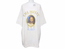 画像をギャラリービューアに読み込む, SAINT MICHAEL セントマイケル 22AW SM-A22-0000-003 ロゴプリント oh shit t-shirts 半袖 tシャツ ブラック 未使用品 40563
