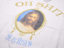 画像をギャラリービューアに読み込む, SAINT MICHAEL セントマイケル 22AW SM-A22-0000-003 ロゴプリント oh shit t-shirts 半袖 tシャツ ブラック 未使用品 40563