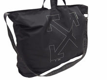 画像をギャラリービューアに読み込む, OFF-WHITE オフホワイト 2WAYトートバッグ ショルダーバッグ VIRGIL ABLOH ヴァージルアブロー ブラック シルバー 美品 40575