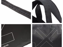 画像をギャラリービューアに読み込む, OFF-WHITE オフホワイト 2WAYトートバッグ ショルダーバッグ VIRGIL ABLOH ヴァージルアブロー ブラック シルバー 美品 40575