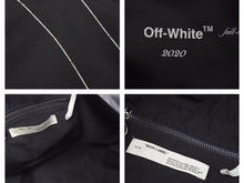 画像をギャラリービューアに読み込む, OFF-WHITE オフホワイト 2WAYトートバッグ ショルダーバッグ VIRGIL ABLOH ヴァージルアブロー ブラック シルバー 美品 40575