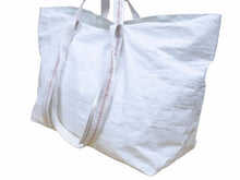 画像をギャラリービューアに読み込む, OFF WHITE オフホワイト 2WAY バック ショッパー トートバッグ クロスアローロゴ ハンドバッグ 肩掛け ホワイト 中古 40576